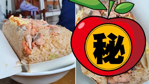 只要100元！台北市浮誇系炒飯　鮭魚肉塊舖滿滿「塞到像皮筋都綁不起來」