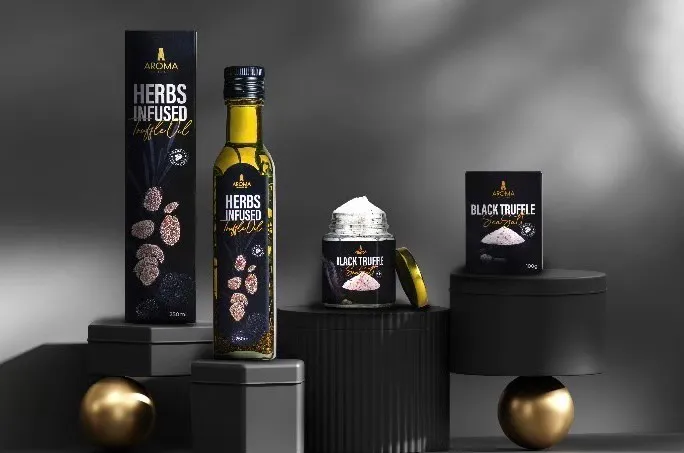 Aroma Truffle推出地表最強佐料，搶攻頂級調味料市場。業者提供
