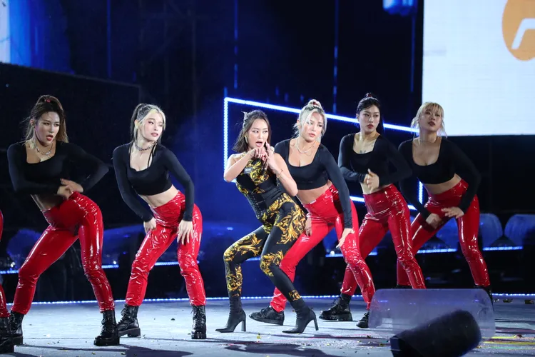 孝琳魅力驚人。攝影中心攝