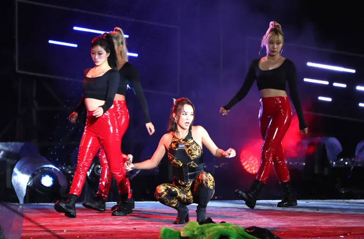 孝琳有韓國碧昂絲的封號。攝影中心攝