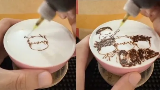 咖啡店老闆「召喚五月天接客」 畫家附身讓客人嘆服