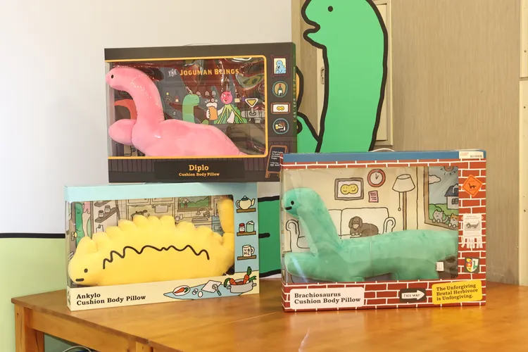 Joguman大型玩偶，售價2350元。翁玉信攝