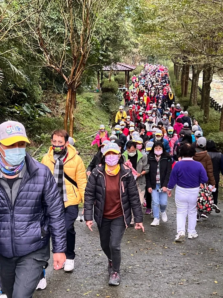 蘇澳兔躍新程健行活動全長共4公里。公所提供