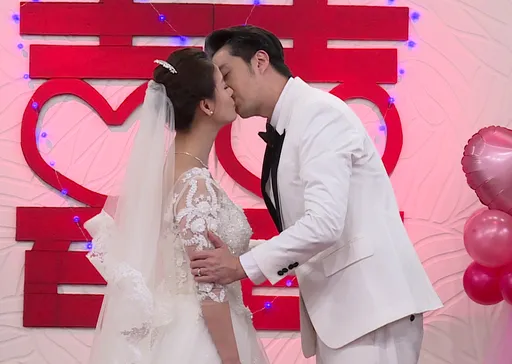 王樂妍爆深溝再披婚紗嫁人 張雁名收妻斷香蕉警示影片