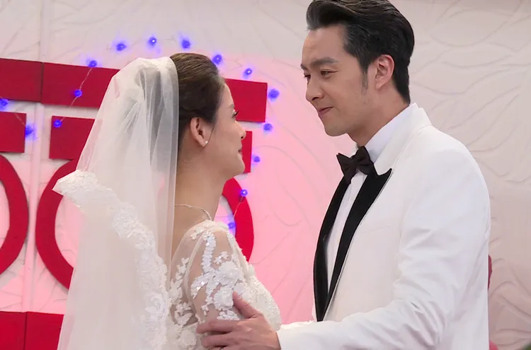 張雁名劇中終於恢復記憶，和王樂妍感情開花結果。台視提供