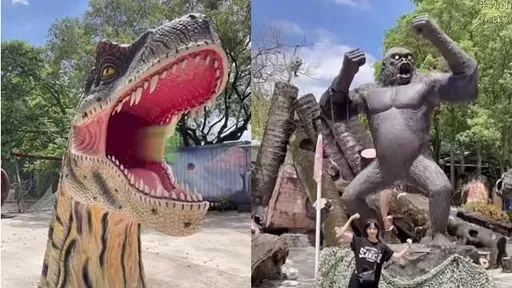 逾50種恐龍超逼真！台中知名景點適合親子同遊　還是亞洲最大寵物友善空間