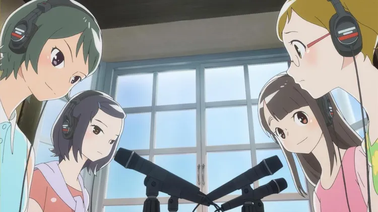 電影《好想傳達你的聲音》是聲優團體「NOW ON AIR」首部動畫電影配音作品。蜜蜂工房提供