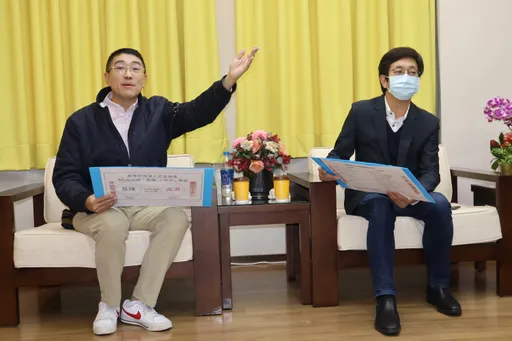 謝國樑、蔡適應選後首會面　共推台鐵基隆-南港直達車