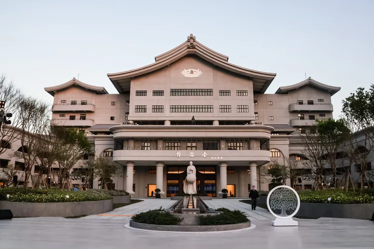 關渡靜思堂今正式啟用。趙世平攝