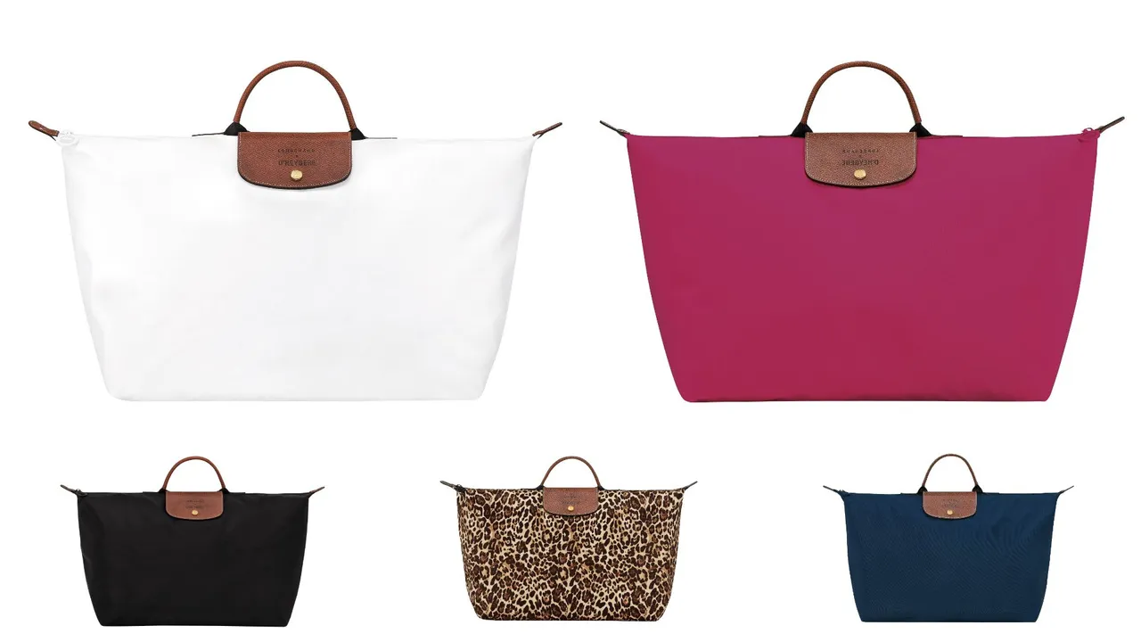 LONGCHAMP & D'HEYGERE聯名系列旅行袋,可轉換做後背,共5色款,各1萬1800元。品牌提供
