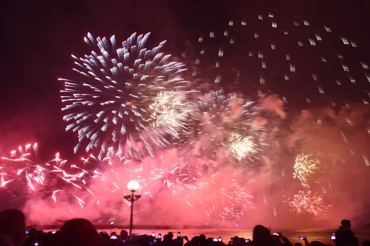 新北市跨年煙火今晚登場。新北市政府提供