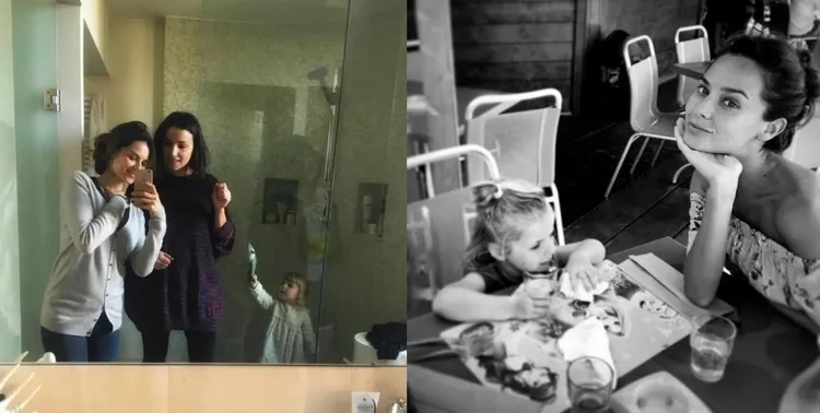 凱蒂過去受訪提到，IG上的小女孩是好友喬治亞的女兒，她是乾媽。翻攝theqoo