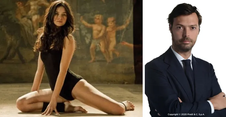 凱蒂（左圖）曾與倍耐力小開喬瓦尼有過一段情。翻攝IMBd、Pirelli