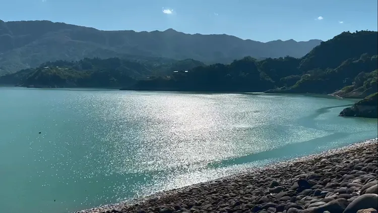 曾文水庫及烏山頭水庫合併蓄水量剩餘約2.03億及蓄水率偏低35%。民眾提供