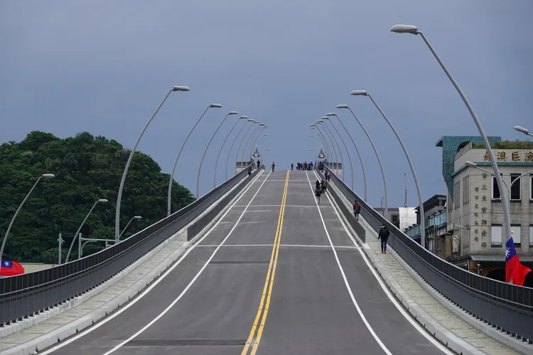 南方澳大橋。林泊志攝