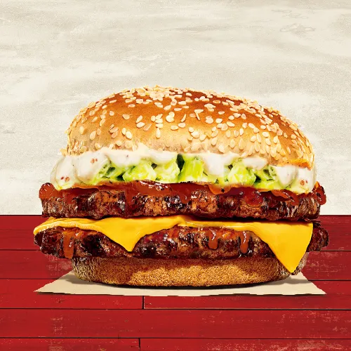 水牛城重磅雙牛堡。業者提供