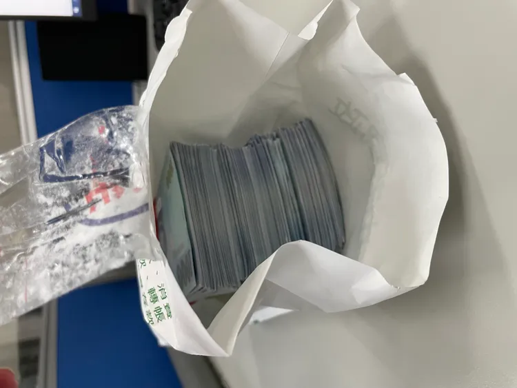 警方守住江婦差點被騙的48萬。警方提供