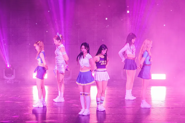 STACY今天在台北國際會議中心載歌載舞。D-SHOW