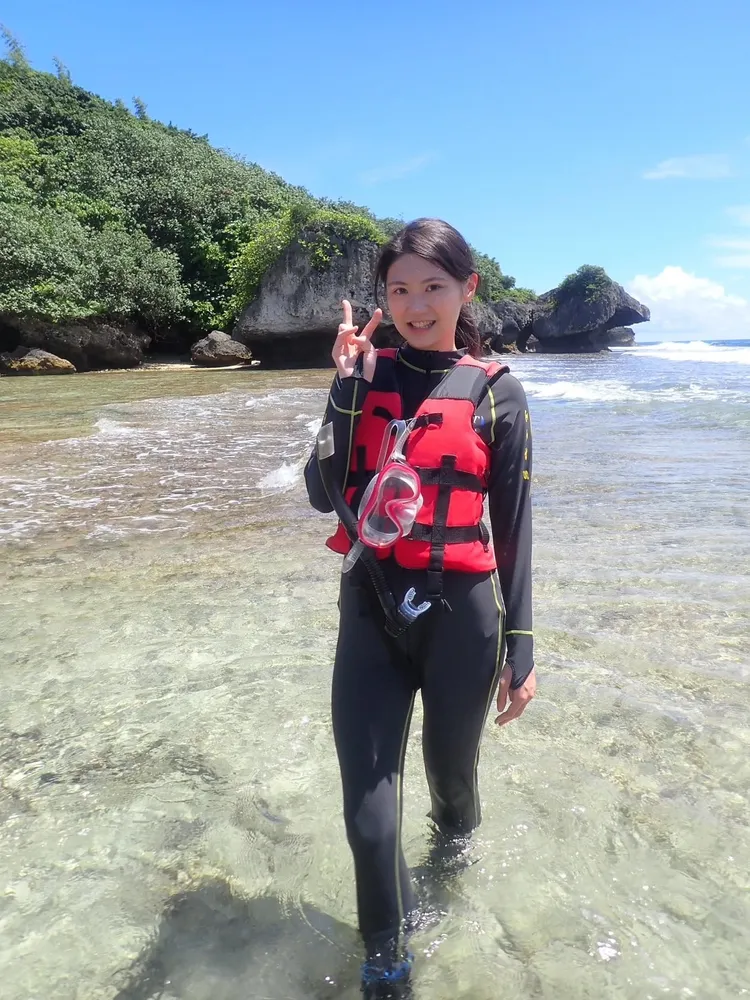 正妹高鈺涵私下喜愛各類運動。高鈺涵提供
