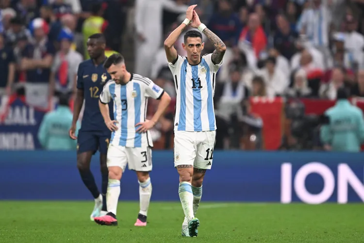 迪馬利亞是梅西最信賴的隊友。法新社