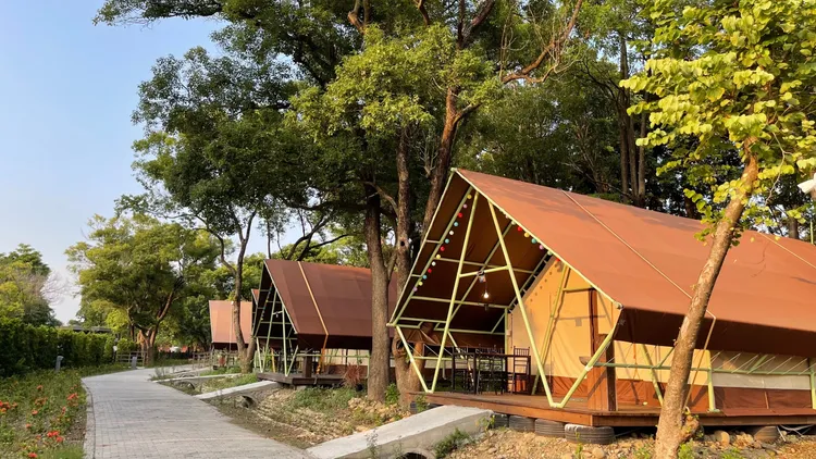 彰化社頭的清水那方豪華露營區。業者提供