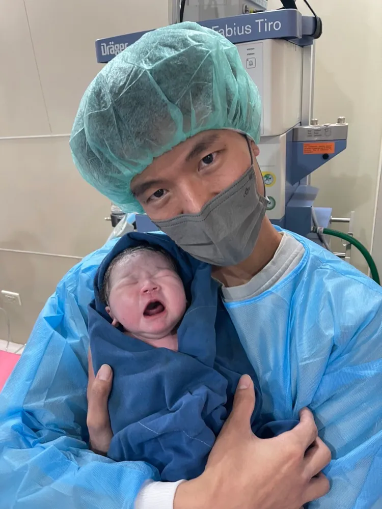 寶寶頭好壯壯。紅心字會提供