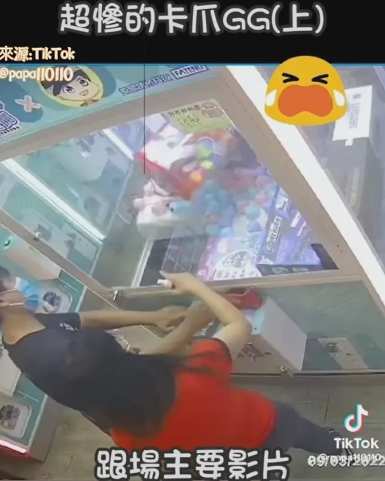 發生甚麼事？興奮瞬間消失！好佳哉有影片作證。TikTok@papa110110 提供