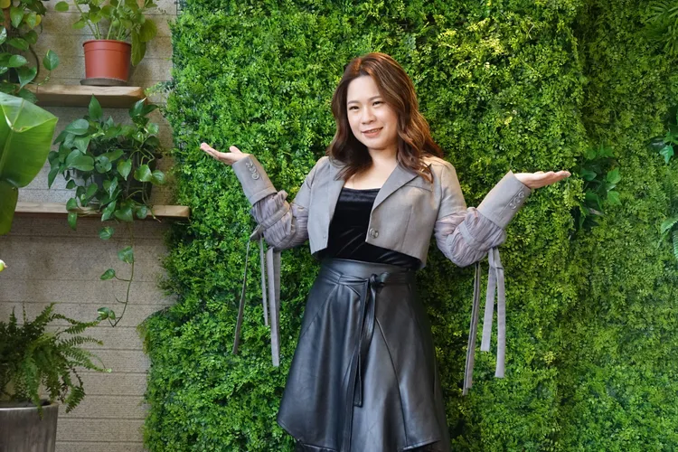 符瓊音分享懷孕喜訊。張哲鳴攝