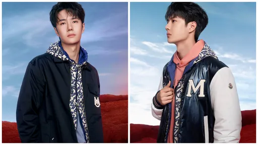 王一博穿可愛兔子圖案服飾帥臉卻面癱 代言新年主題不快樂!畫面實在很違和