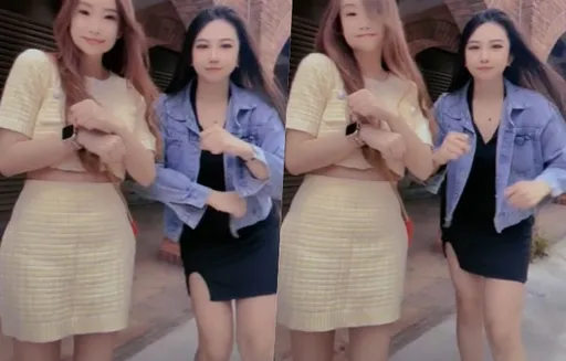 老街捕獲「超正護理師」!超短裙辣露極致美腿  最後3秒玩瘋了