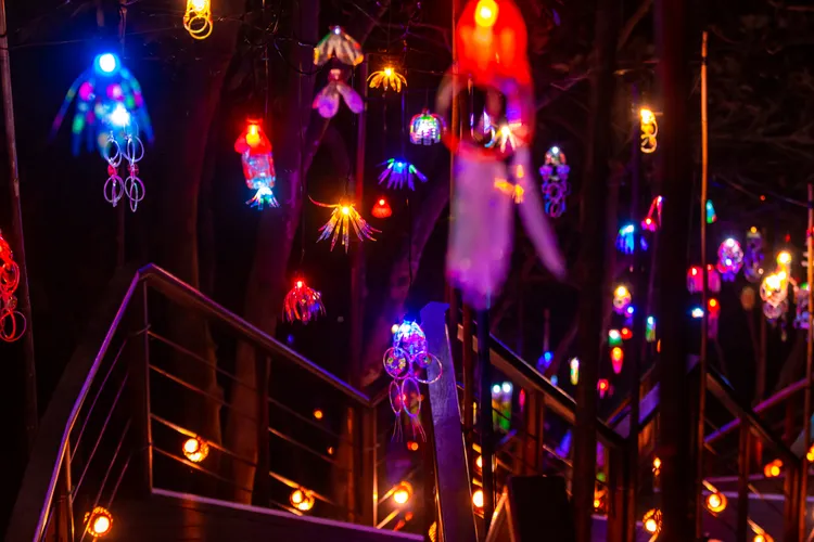 光影創作相當吸睛。文化局提供