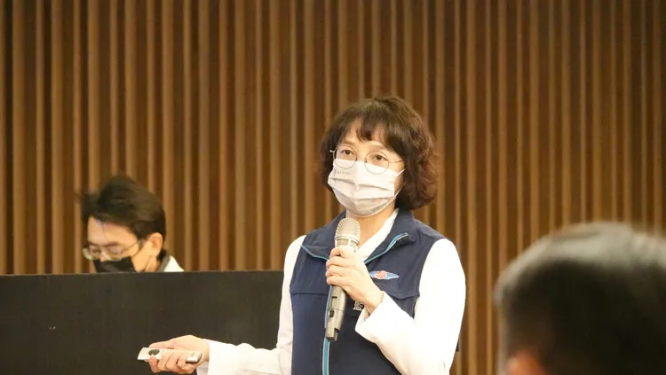 台東監理站長洪美芳。古和純攝