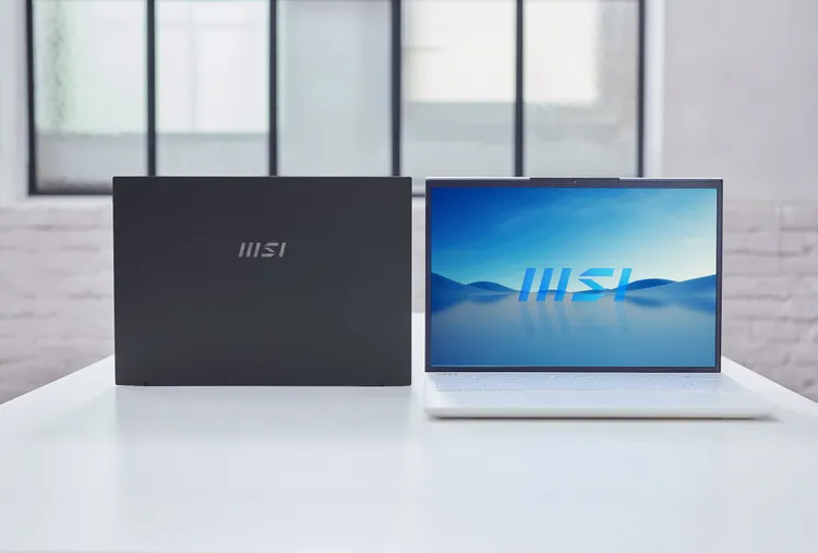 Prestige 13 Evo採用16:10螢幕，屏占比接近90%。業者提供