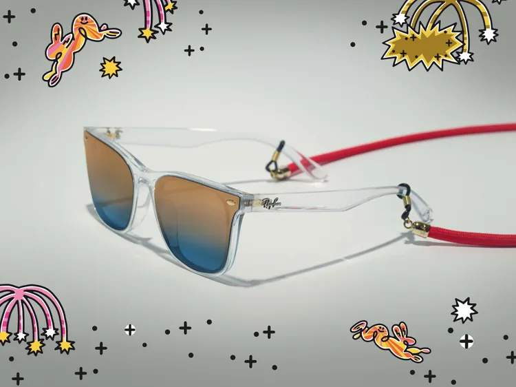 兔年限定RB4391D墨鏡，6850元。品牌提供