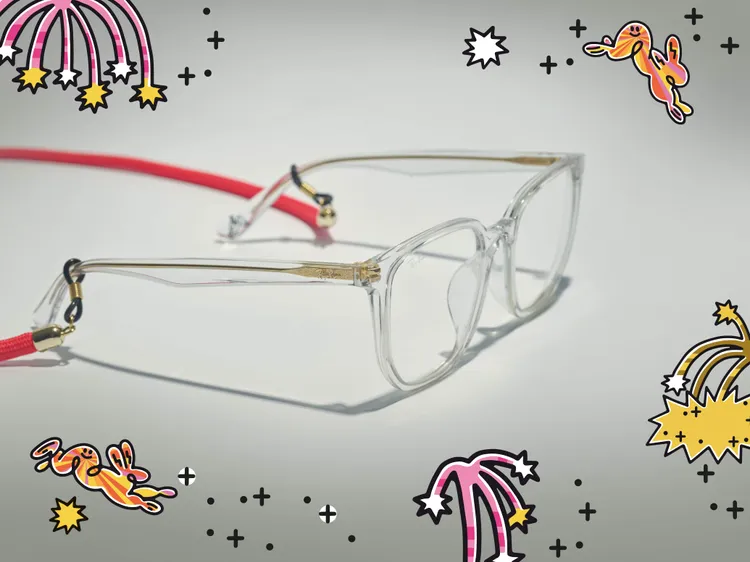 兔年限定RX5411D光學眼鏡，4700元。品牌提供