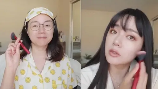 這化妝術真的太神了 最好是彎個腰連衣服都換好