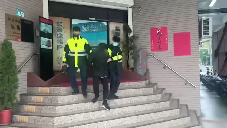 警方將陳男移送法辦。板橋警分局提供