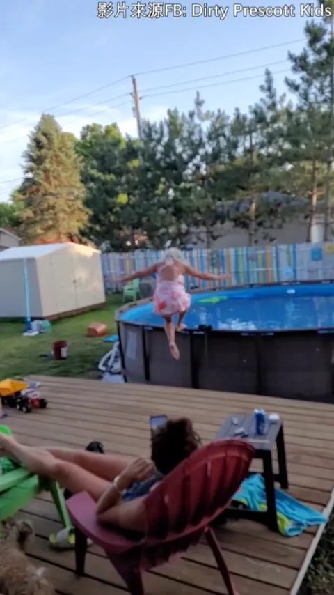 阿嬤，真的不要啊。本影片截圖經「FB@Dirty Prescott Kids」授權刊登