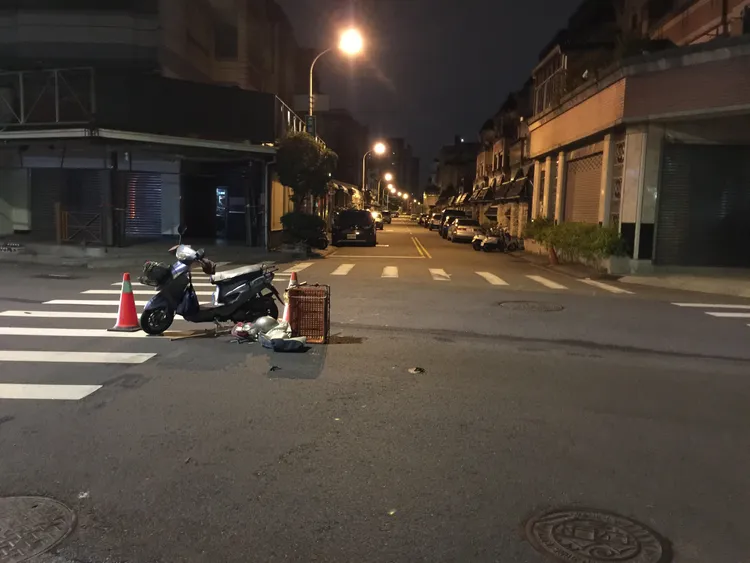 車禍現場。警方提供