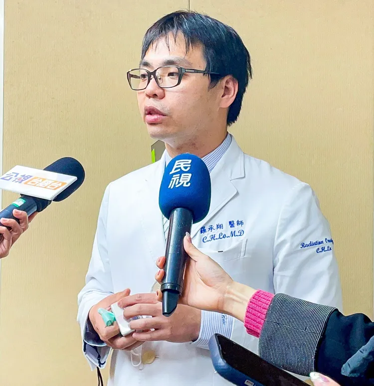 三總放射腫瘤部放射物理科主任羅承翔。賴昀岫攝