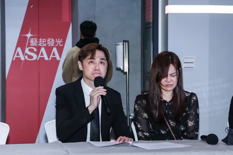 宋逸民澄清教會爭議，陳維齡難過啜泣。趙世平攝