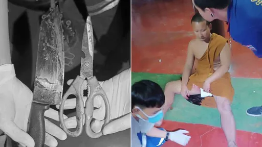 剪刀加菜刀「禪房自宮迎新年」　27歲和尚平靜微笑嚇壞眾僧侶