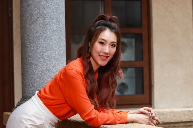 謝金晶親曝過年前如何預留增肥空間，「不要瘦到不該瘦的地方」。趙世平攝