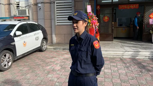 花蓮縣唯一女分駐所長 女力報到!曾毓涵今天上任