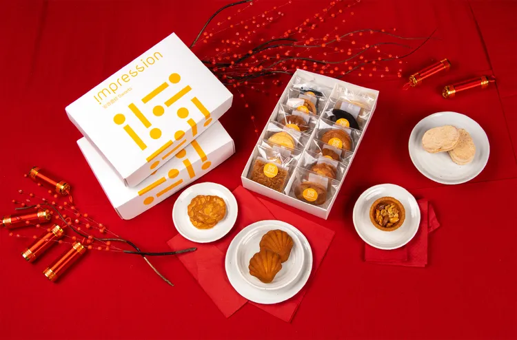 安普蕾修即日起~1/10期間推出「春節燒菓子」，早鳥預購價單盒特價450元。業者提供
