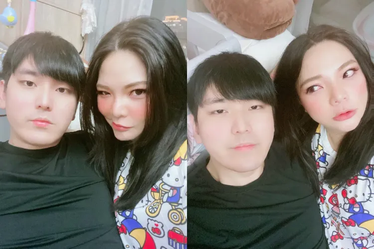 小甜甜（右）和老公撕破臉，正式離婚只差一步。資料照片