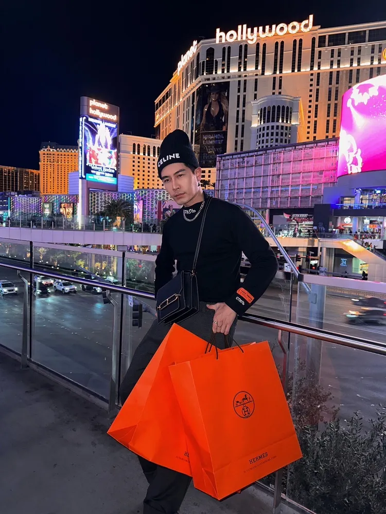 森田將賺到的錢轉為時尚精品。翻攝森田IG