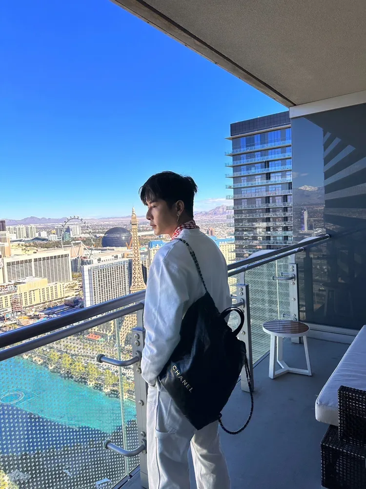 森田開心在美國享受新年假期。翻攝森田IG