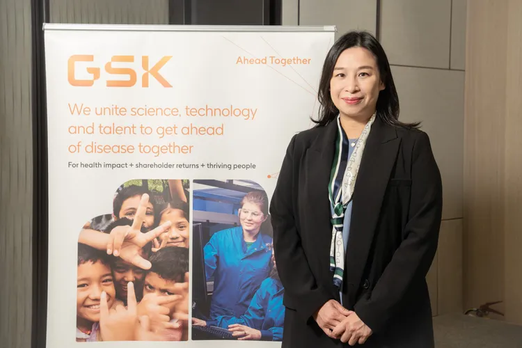 葛蘭素史克藥廠台灣分公司總經理余慧明宣布擴大疾病治療領域並大舉招募新血。GSK提供