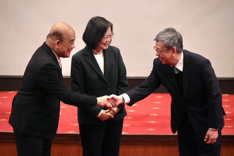 陳建仁接棒蘇貞昌的閣揆重擔。林林攝